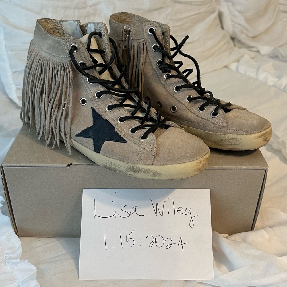 GOLDEN GOOSE with fringe SZ 37 (7)